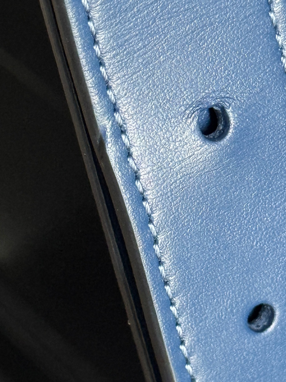 Coach Pillow Tabby 26 Denim Chain Shoulder Bag Large Blue Jean Crossbody - Picture 16 of 16